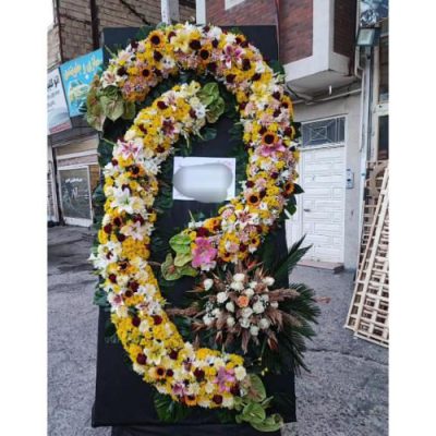 تاج گل دو طبقه برای مراسم ختم در مسجد جامع میدان ولیعصر 440