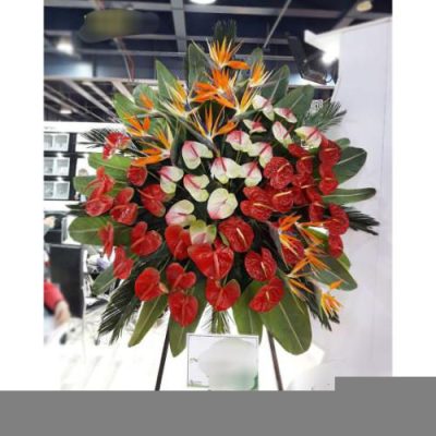 تاج گل برای افتتاحیه فروشگاه‌های دکوری 1877