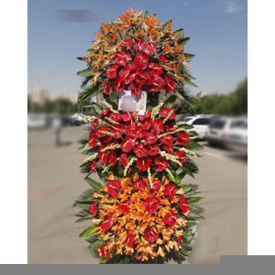 تاج گل مناسب افتتاحیه نمایندگی‌های جدید 1864
