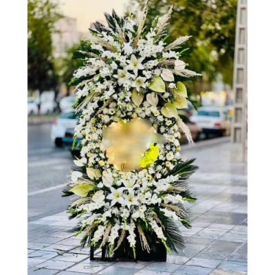 تاج گل پایه دار و ایستاده برای مسجد جامع میرداماد 438