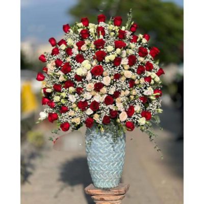 تاج گل دو طبقه برای همایش در نمایشگاه بین‌المللی تهران 465