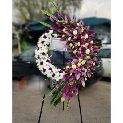تاج گل دو طبقه برای مراسم عزا در مسجد جامع خیابان سهروردی 486