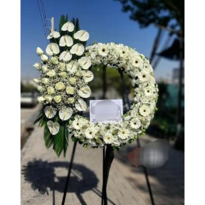 تاج گل تسلیت برای مسجد جامع انقلاب کرج 482
