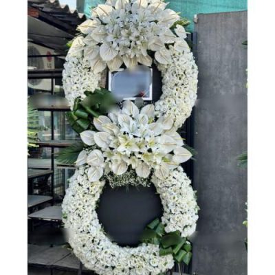 تاج گل یک طبقه برای مراسم یادبود در مسجد امام حسن قلهک 494