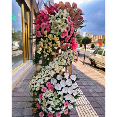 تاج گل دو طبقه برای شرکت در منطقه ونک 118