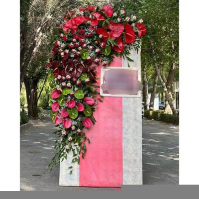 تاج گل برای نمایشگاه معرفی کتاب‌ها 1351