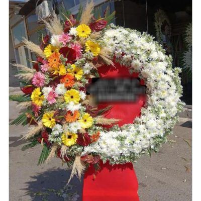 تاج گل دو طبقه برای همایش در مرکز همایش‌های برج میلاد 563