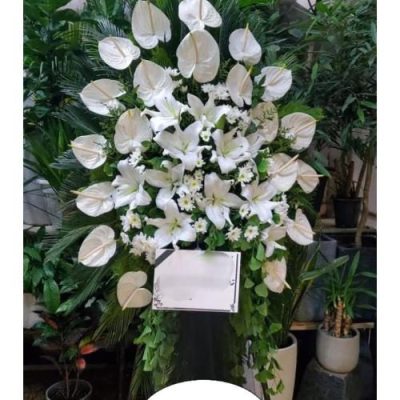 تاج گل یک طبقه برای مراسم یادبود در مسجد امام حسن خیابان جمهوری 540
