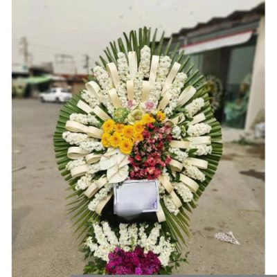 تاج گل دو طبقه برای مراسم ترحیم در مسجد امام جعفر صادق میدان ونک 590