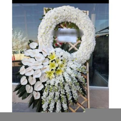 تاج گل تسلیت برای مسجد جامع میدان فردوسی 574