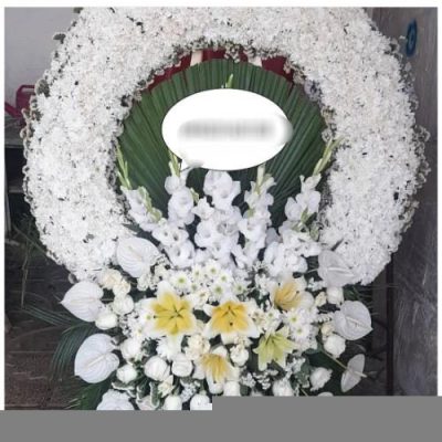 تاج گل چهار طبقه برای مراسم خاکسپاری در بهشت سکینه کرج 616