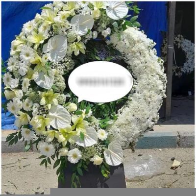 تاج گل تسلیت برای مسجد امام جعفر صادق میدان ولیعصر 619