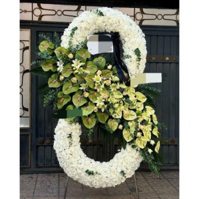 تاج گل پایه دار و ایستاده در حسینیه امام علی نارمک 156