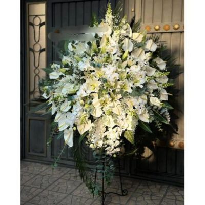 جام گل یک طبقه برای مراسم یادبود در مسجد امام حسن میرداماد 233