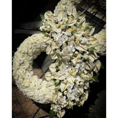 جام گل یک طبقه برای مراسم ختم در مسجد جامع نارمک 255