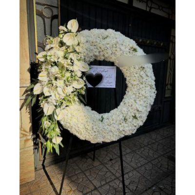 جام گل یک طبقه برای مراسم یادبود در مسجد جامع سعادت آباد 241