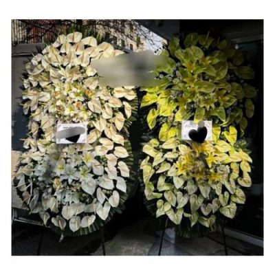 جام گل ایستاده برای مراسم افتتاحیه در بلوار فردوس 332