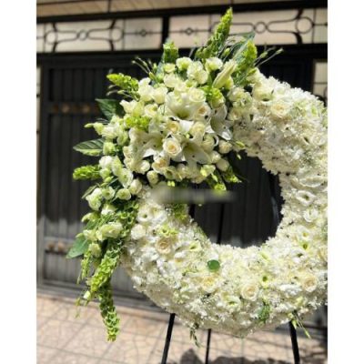 تاج گل تسلیت در مسجد امام حسین خیابان شریعتی 650