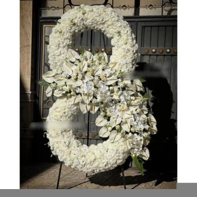 تاج گل پایه دار و ایستاده در حسینیه امام علی خیابان ونک 706