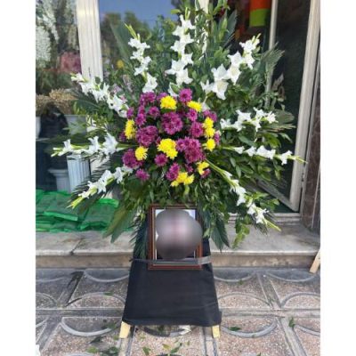 جام گل یک طبقه برای مراسم ترحیم در مسجد امام جعفر صادق میدان فلسطین 330