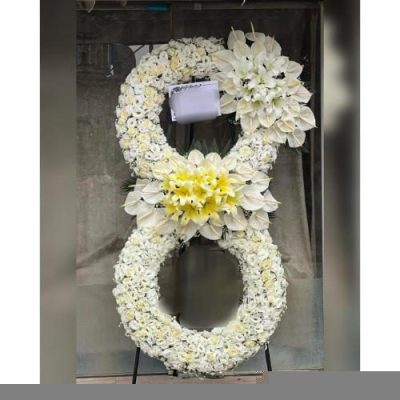 تاج گل چهار طبقه برای مراسم خاکسپاری در بهشت زهر716