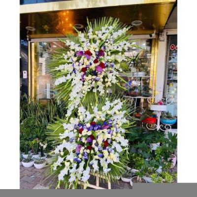 تاج گل تسلیت برای مسجد جامع خیابان فردوسی 1571