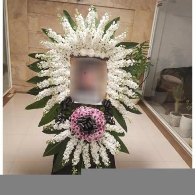تاج گل تسلیت برای مسجد جامع میدان هفت تیر 856