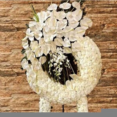 تاج گل دو طبقه برای مراسم ختم در مسجد امام حسین خیابان ملاصدرا 678