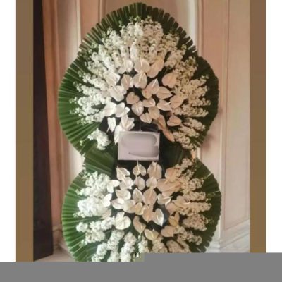تاج گل دو طبقه برای مراسم ختم در مسجد امام جعفر صادق میدان تجریش 985