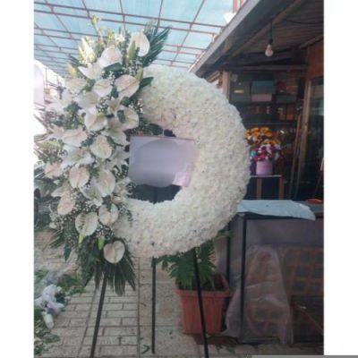 تاج گل چهار طبقه برای مراسم خاکسپاری در بهشت سکینه کرج 731