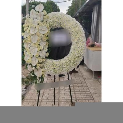تاج گل دو طبقه برای مراسم ختم در مسجد امام حسین خیابان ولنجک 797