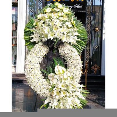 تاج گل دو طبقه برای مراسم ختم در مسجد امام حسن خیابان میرداماد 772