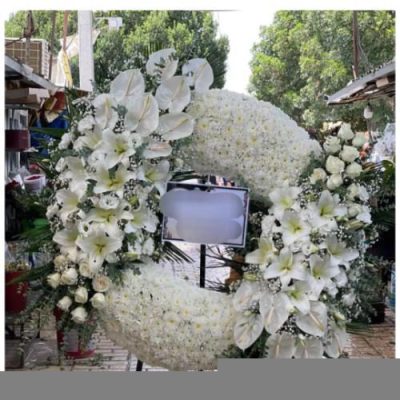 تاج گل تسلیت برای مسجد جامع میدان آزادی 978