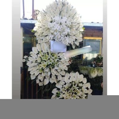 تاج گل یک طبقه برای مراسم یادبود در مسجد امام حسین خیابان ولیعصر 879