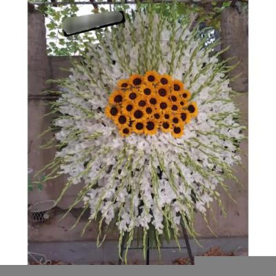 تاج گل دو طبقه برای مراسم ختم در مسجد امام جعفر صادق خیابان ونک 867