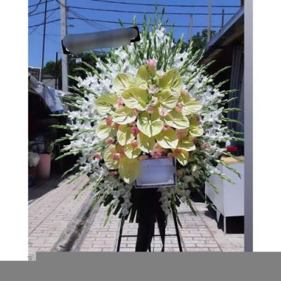 تاج گل تسلیت در مسجد جامع خیابان فرشته 922