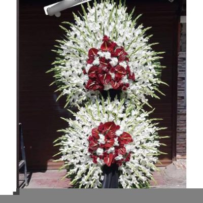 تاج گل دو طبقه برای مراسم ختم در مسجد امام حسین خیابان نیاوران 958
