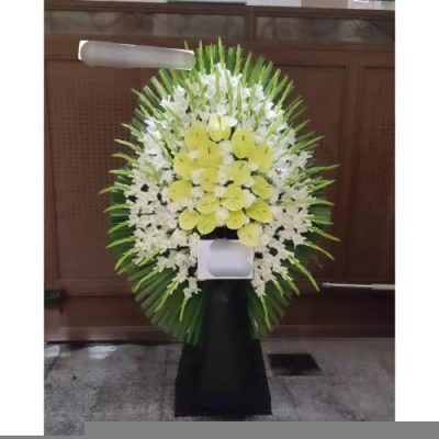 تاج گل یک طبقه برای مراسم یادبود در مسجد امام حسین خیابان فرشته 953