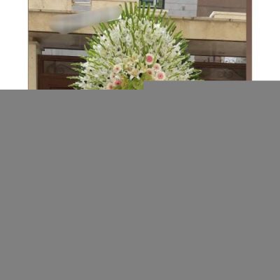 تاج گل یک طبقه برای مراسم یادبود در مسجد امام حسین خیابان الهیه 948