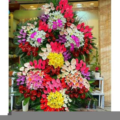 تاج گل برای نمایشگاه مصالح ساختمانی 1138