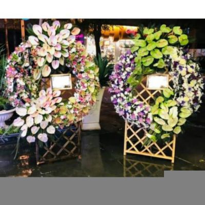 تاج گل برای نمایشگاه وسایل پزشکی 1109