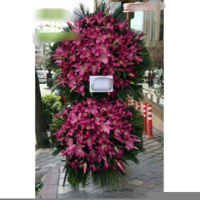 تاج گل برای نمایشگاه صنعت و کارآفرینی 1455