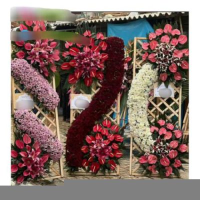 تاج گل برای نمایشگاه مواد غذایی و کشاورزی 1435
