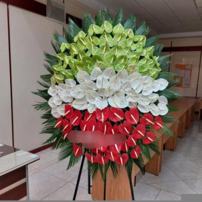 تاج گل تسلیت برای مسجد جامع خیابان تجریش 802