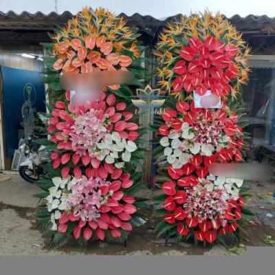 تاج گل یک طبقه برای مراسم یادبود در مسجد امام حسین خیابان ونک 816
