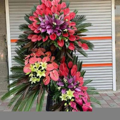 تاج گل برای افتتاحیه فروشگاه لوازم خانگی 1529