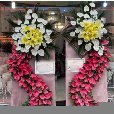 تاج گل مناسب افتتاحیه فست‌فودهای زنجیره‌ای 1628