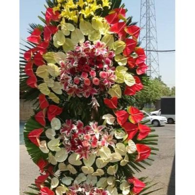 تاج گل مناسب افتتاحیه آموزشگاه‌ها 1644