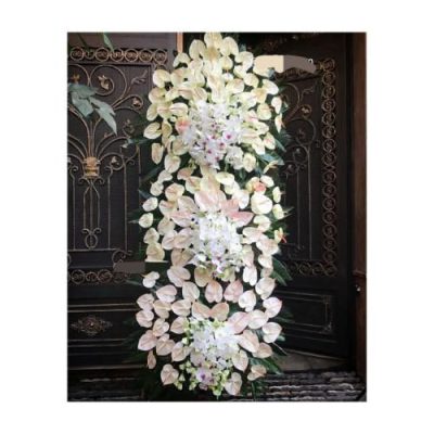 تاج گل یک طبقه برای مراسم ختم در مسجد جامع میدان ولیعصر 354