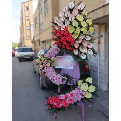 تاج گل برای افتتاحیه مرکز خرید 1698